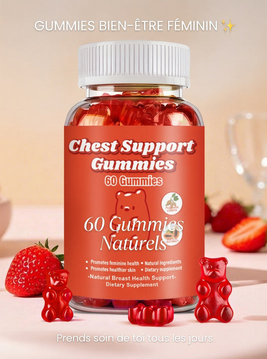 Feminine Wellness Gummies – Natural Breast Support & Glowing Skin (60 Gummies)